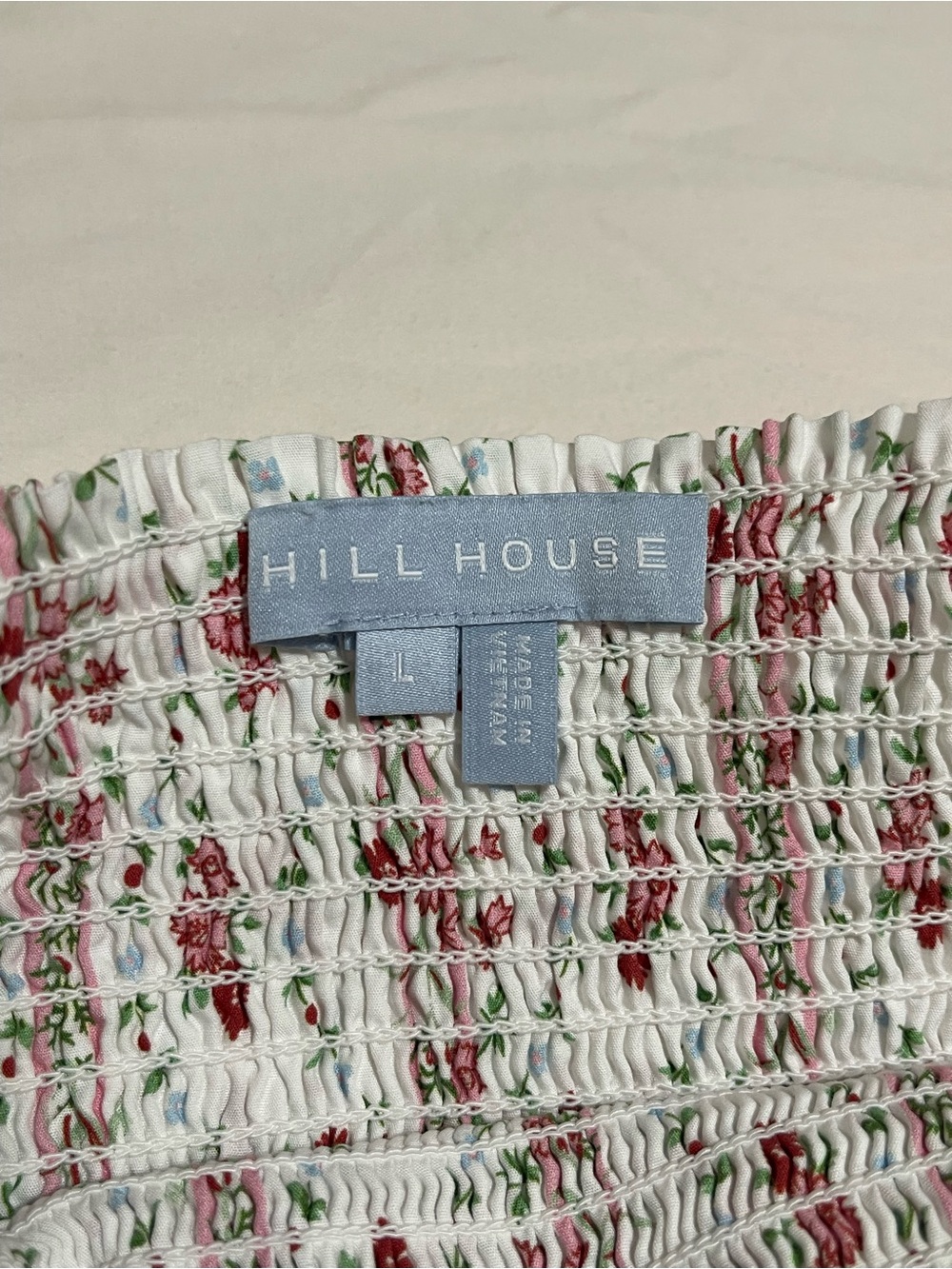 Hill House Home Delphine Floral Nap Skirt Size Medium - Picture 10 of 12